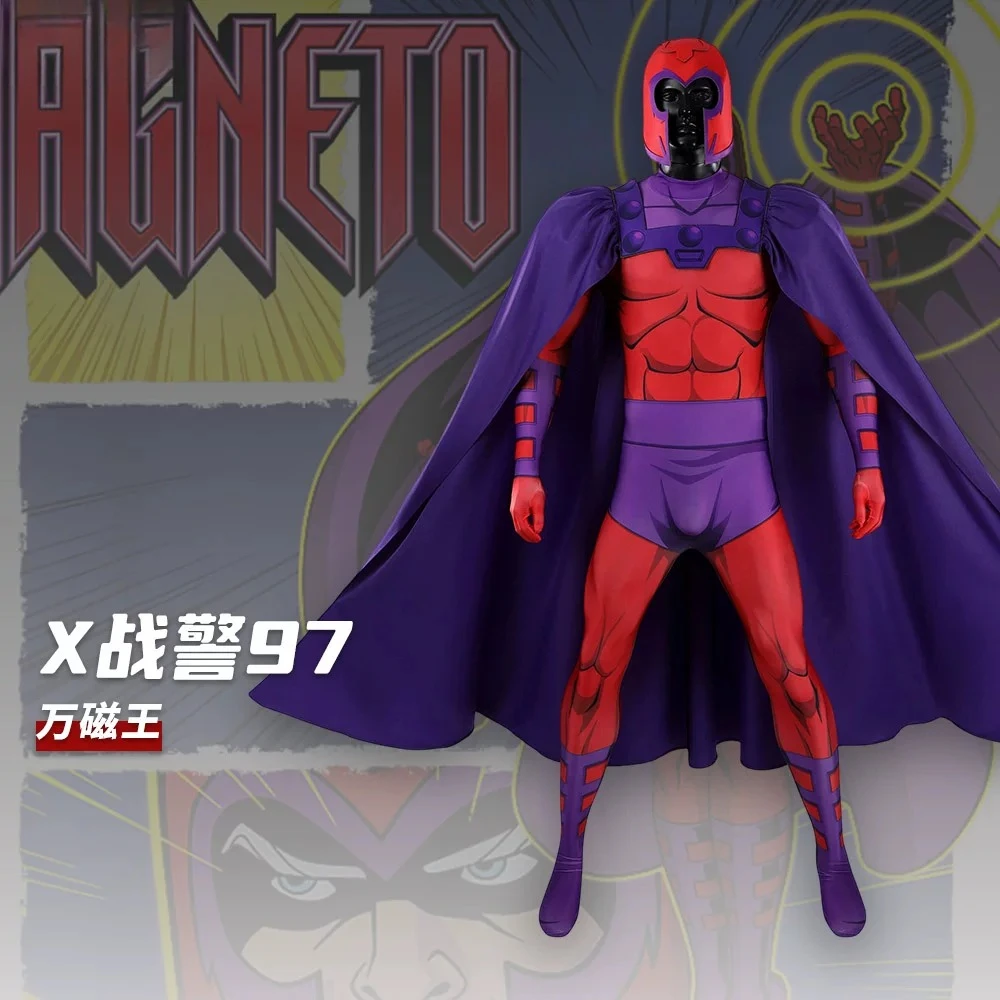 X-Men 97 Magneto Cosplay Costume Jumpsuit With Cloak Halloween Party Performance Wear Role Play Outfit HCos
X-Men 97 Magneto Cosplay Costume Jumpsuit With Cloak Halloween Party Performance Wear Role Play Outfit HCos
