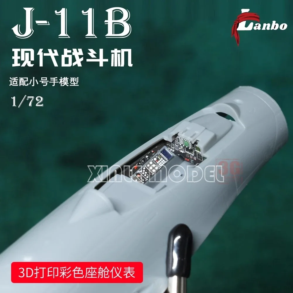 Lanbo 3D Color Cockpit Instrument 72161 Китайский истребитель J-11B, для комплекта моделей трубача 1/72
Lanbo 3D Color Cockpit Instrument 72161 Китайский истребитель J-11B, для комплекта моделей трубача 1/72
