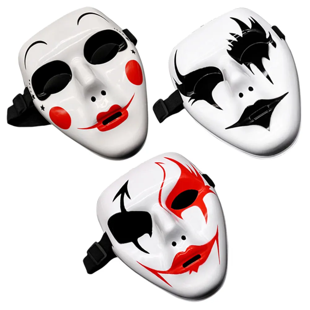 3pcs Hand Painted Masks Halloween Cosplay Lightweight Comfortable Scary Masks for Adults Party Decor Stage Role Play Face
3pcs Hand Painted Masks Halloween Cosplay Lightweight Comfortable Scary Masks for Adults Party Decor Stage Role Play Face