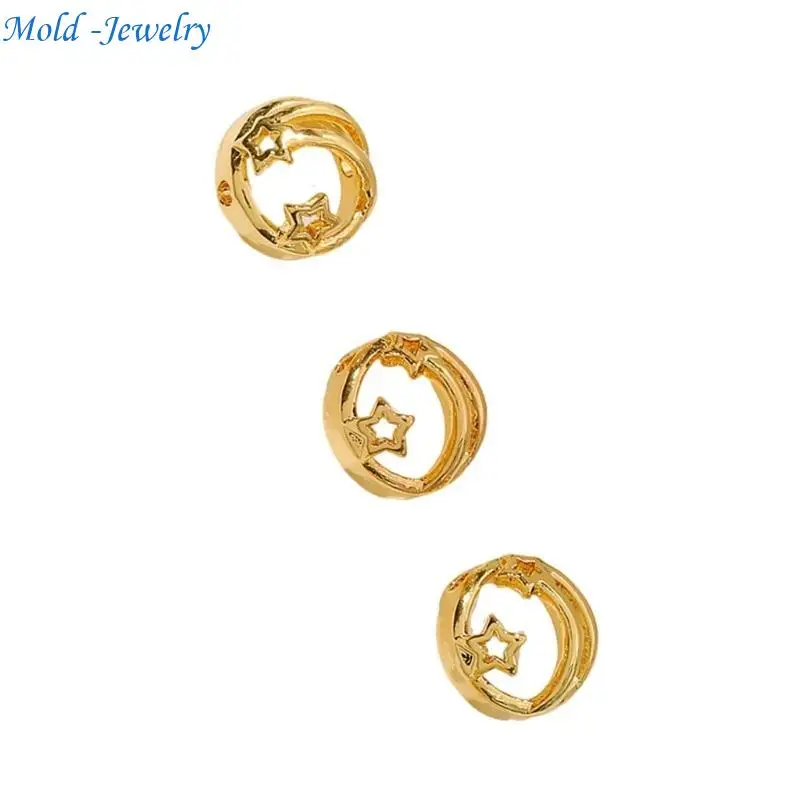 69HB 10pcs Through Hole Bead Circles for Handmade Jewelry Practical Beads Spacer Connectors Bracelet Necklace Components
69HB 10pcs Through Hole Bead Circles for Handmade Jewelry Practical Beads Spacer Connectors Bracelet Necklace Components