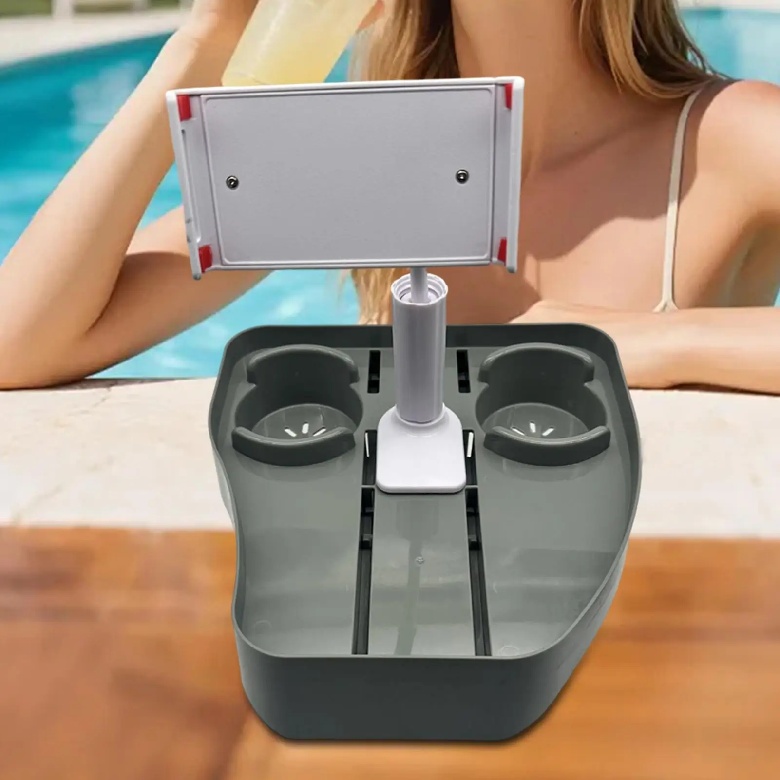 Регулируемый поднос для гидромассажной ванны Стол с подстаканником Подставка для телефона для зажима Держатель для чашки в бассейне Держатель для телефона Поднос для напитков в бассейне
Регулируемый поднос для гидромассажной ванны Стол с подстаканником Подставка для телефона для зажима Держатель для чашки в бассейне Держатель для телефона Поднос для напитков в бассейне