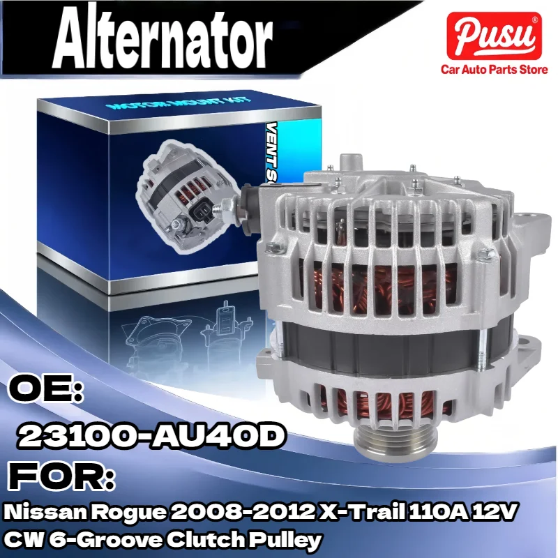 Генератор переменного тока 110 А для Nissan Juke Sentra 2011 2017 L4 1,6 л, шкив сцепления с 6 канавками 23100 4BB0B
Генератор переменного тока 110 А для Nissan Juke Sentra 2011 2017 L4 1,6 л, шкив сцепления с 6 канавками 23100 4BB0B