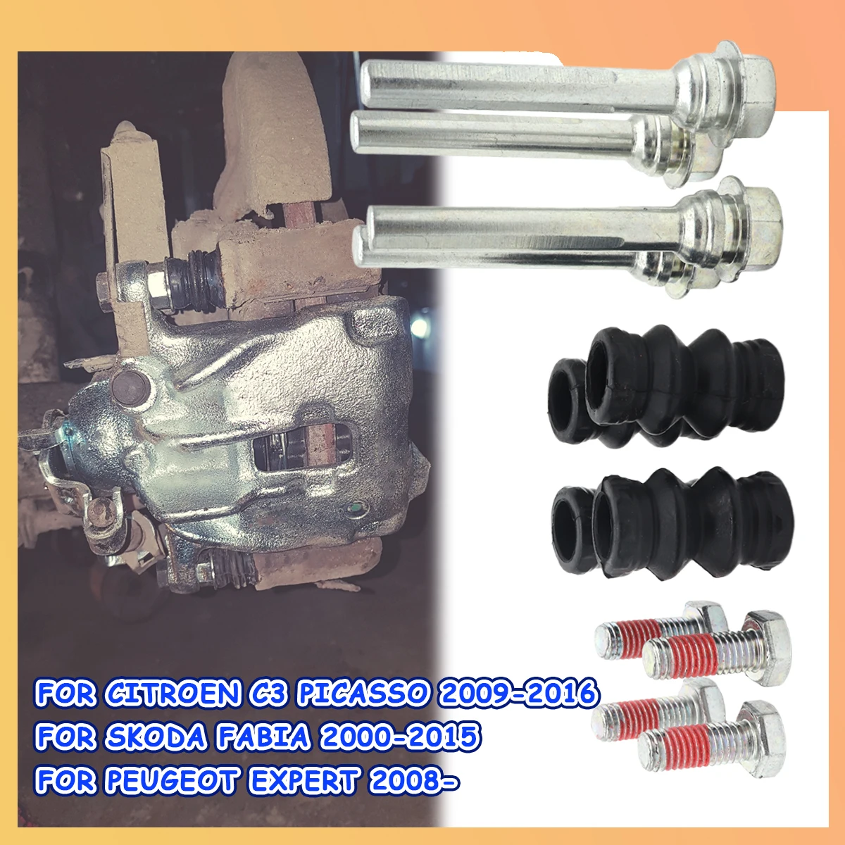 Left Lower Rear Right Upper Brake Caliper Cylinder Slider Guide Pin Seal Kit For PEUGEOT EXPERT SKODA FABIA CITROEN C3 PICASSO
Left Lower Rear Right Upper Brake Caliper Cylinder Slider Guide Pin Seal Kit For PEUGEOT EXPERT SKODA FABIA CITROEN C3 PICASSO