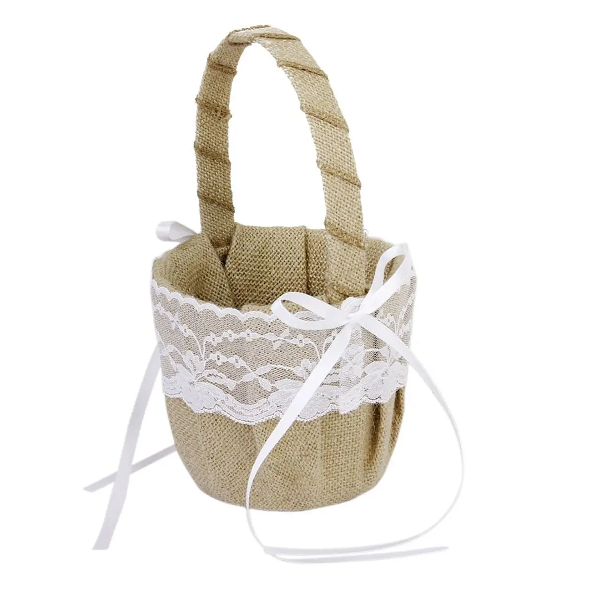 Set 6 Burlap Jute Lace Flower Basket Ring Bearer Pillow Cushion Rustic Wedding Basket Romantic Aisle Decoration
Set 6 Burlap Jute Lace Flower Basket Ring Bearer Pillow Cushion Rustic Wedding Basket Romantic Aisle Decoration