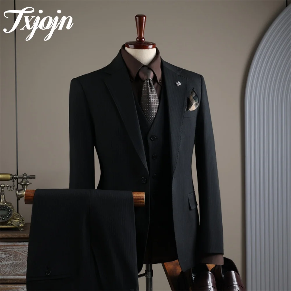 Exquisite Men Suit For Wedding Classic Notched Lapel Men Suit 3PCS Handsome Single Breasted Slim Suit For Groom Suit Customized
Exquisite Men Suit For Wedding Classic Notched Lapel Men Suit 3PCS Handsome Single Breasted Slim Suit For Groom Suit Customized