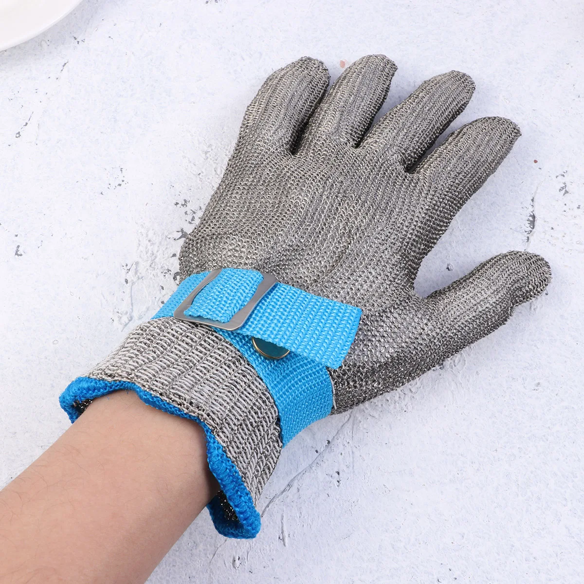 Cut Resistant Level 5 Protection Stainless Steel Wire Safety Gloves Anti Cut Protective Gloves For Garden Wood Carving Slicing
Cut Resistant Level 5 Protection Stainless Steel Wire Safety Gloves Anti Cut Protective Gloves For Garden Wood Carving Slicing