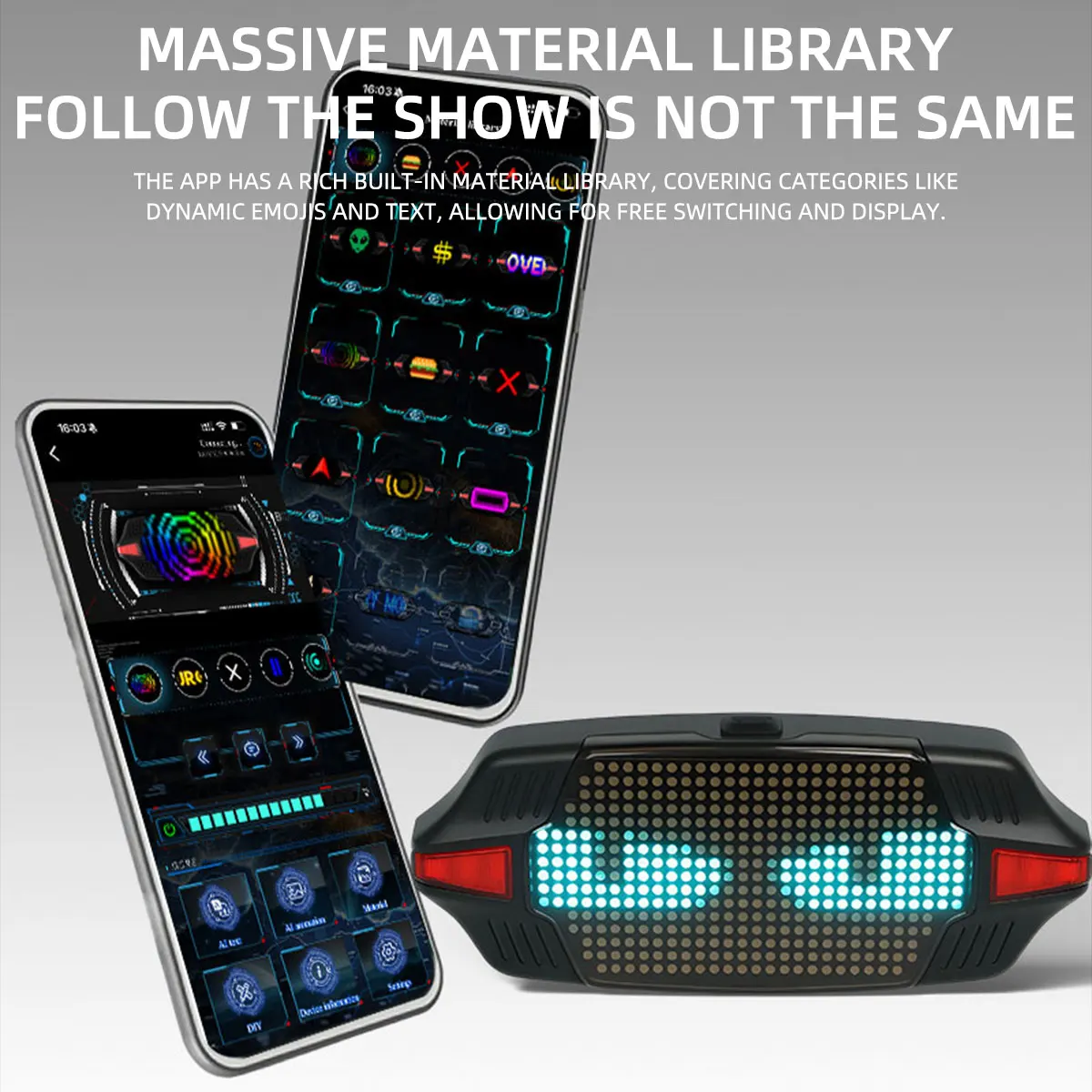 Motor Bicycle Safety LED Tail Light Programmable Pattern with APP Control for Cycling Night Visibility Warning Tail Light
Motor Bicycle Safety LED Tail Light Programmable Pattern with APP Control for Cycling Night Visibility Warning Tail Light