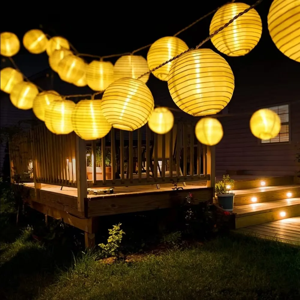 Solar Lantern String Lights Waterproof Outdoor LED Garland Fairy Light Patio Garden Decoration Light for Christmas Wedding Party
Solar Lantern String Lights Waterproof Outdoor LED Garland Fairy Light Patio Garden Decoration Light for Christmas Wedding Party