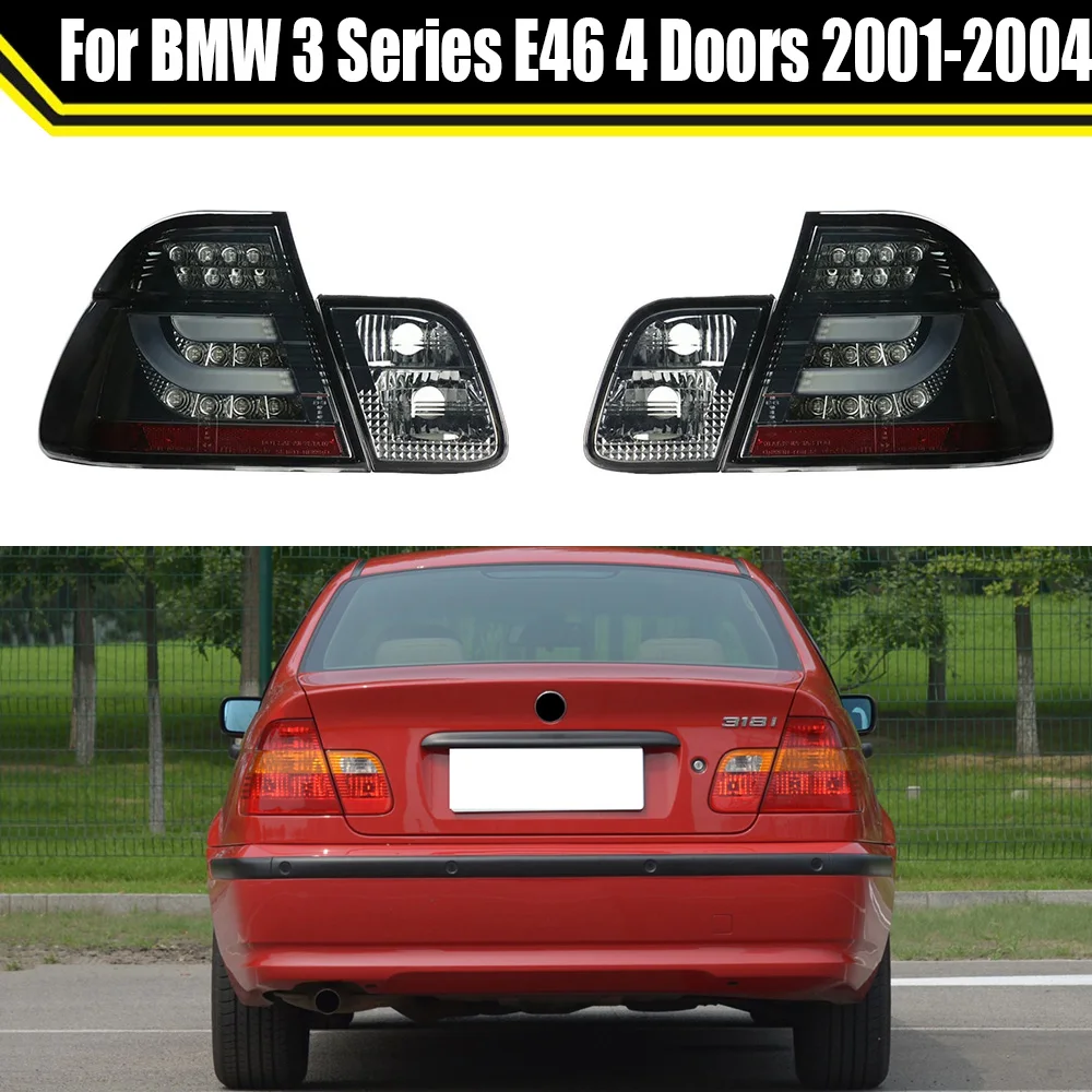Car Light For BMW 3 Series E46 4 Doors 2001-2004 LED Auto Taillight Assembly Upgrade Dragon Scales Design Signal Lamp Parts
Car Light For BMW 3 Series E46 4 Doors 2001-2004 LED Auto Taillight Assembly Upgrade Dragon Scales Design Signal Lamp Parts