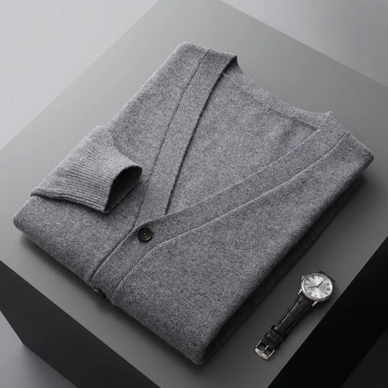 100% merino wool men's cardigan cashmere sweater autumn and winter new knitted coat solid color long sleeve high quality coat
100% merino wool men's cardigan cashmere sweater autumn and winter new knitted coat solid color long sleeve high quality coat