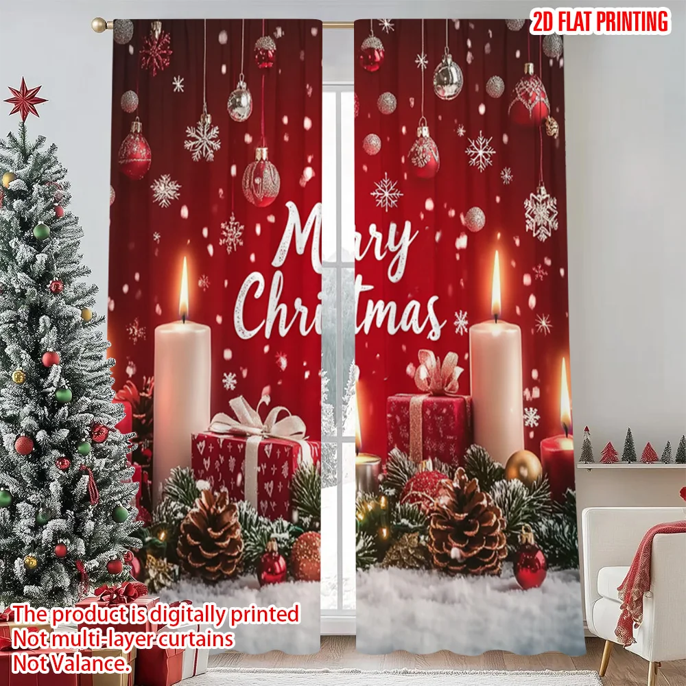 2pcs 2D flat printing Merry Christmas Popular Party Window Curtains merry christmas (2) Versatile 100% Polyester Without
2pcs 2D flat printing Merry Christmas Popular Party Window Curtains merry christmas (2) Versatile 100% Polyester Without