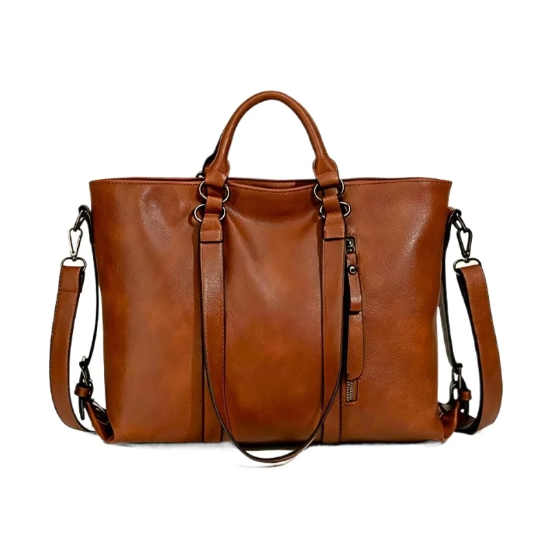 Women's Spacious Soft Faux Leather Shoulder Tote Bag Top Handle Shopping Everyday Work Travel Handbag
Women's Spacious Soft Faux Leather Shoulder Tote Bag Top Handle Shopping Everyday Work Travel Handbag