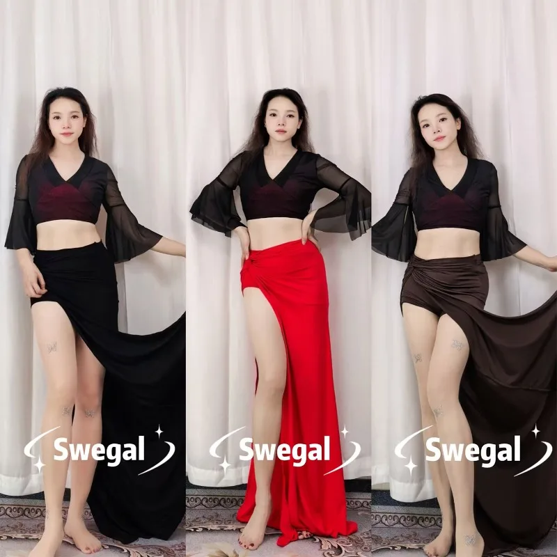 Customized SWEGAL Belly Dance Twisted Skirt Set Hot Silver Brown Coffee Oriental Dance Beginner's Versatile Set Large
Customized SWEGAL Belly Dance Twisted Skirt Set Hot Silver Brown Coffee Oriental Dance Beginner's Versatile Set Large