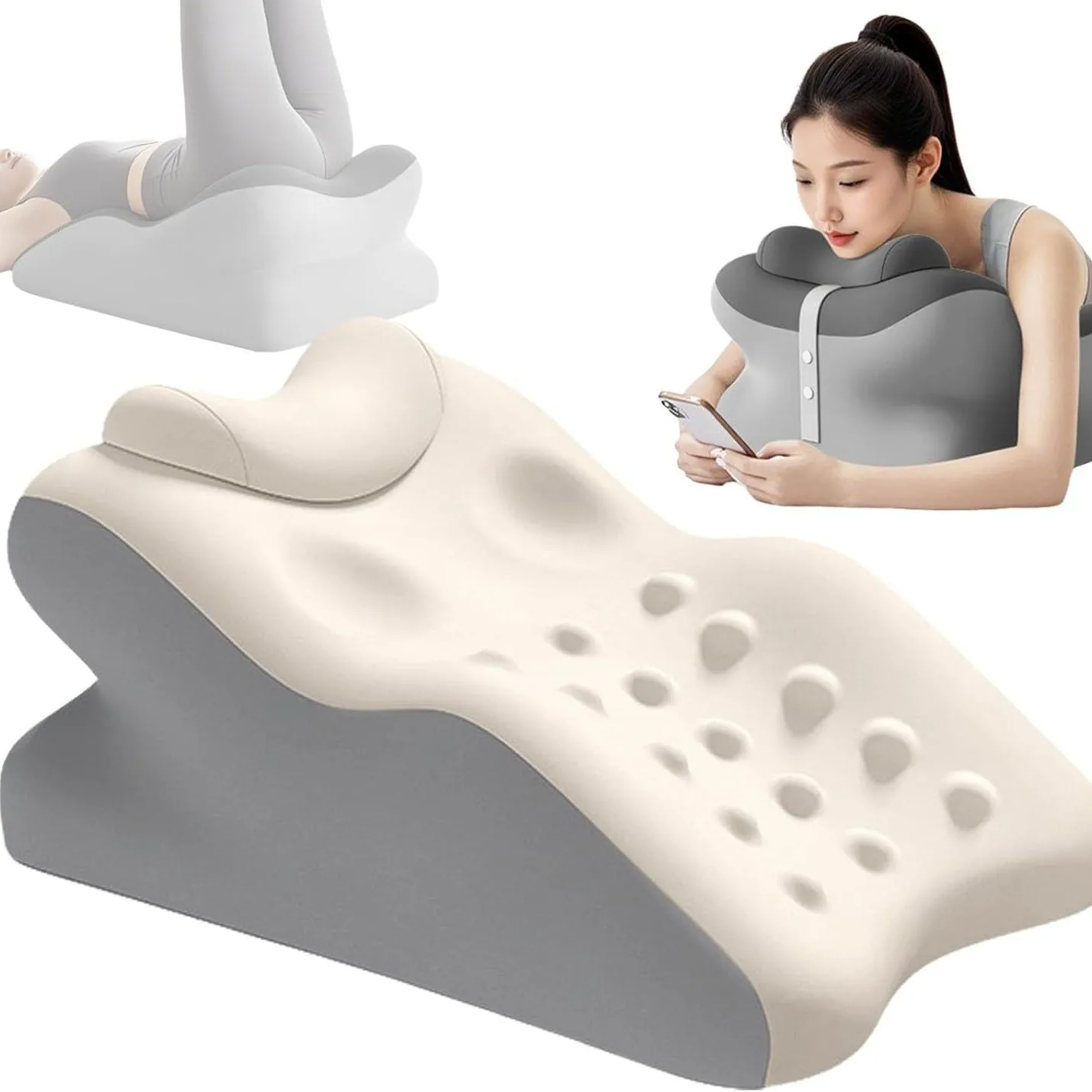 Multi-functional Couple's Tummy Pillow, Wedge-shaped Pillow Bed Cushion,auxiliary Tool for Couples and Lovers, Massage Pillow
Multi-functional Couple's Tummy Pillow, Wedge-shaped Pillow Bed Cushion,auxiliary Tool for Couples and Lovers, Massage Pillow