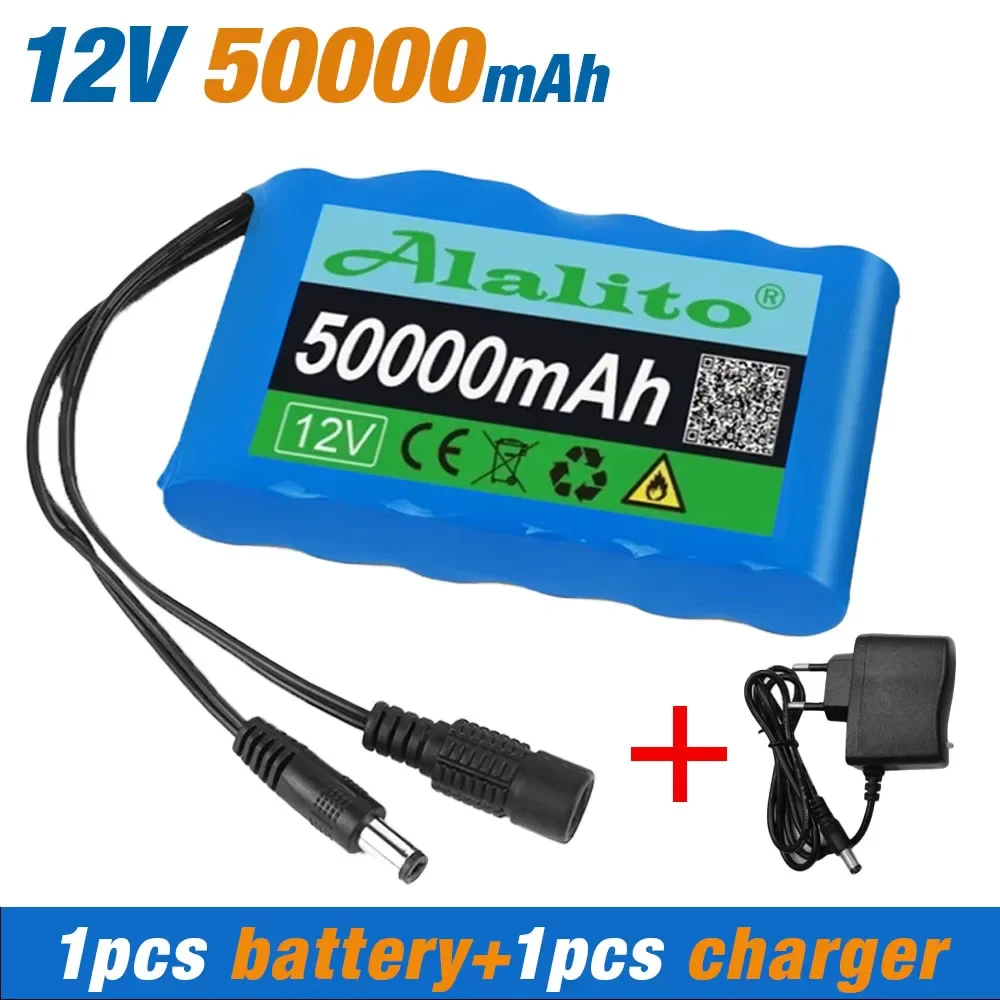 Original Lithium Ion Battery 3S2P 18650 12V 50000mah DC 12.6V 50Ah Rechargeable CCTV, Camera Monitor Replacement Battery+Charger
Original Lithium Ion Battery 3S2P 18650 12V 50000mah DC 12.6V 50Ah Rechargeable CCTV, Camera Monitor Replacement Battery+Charger