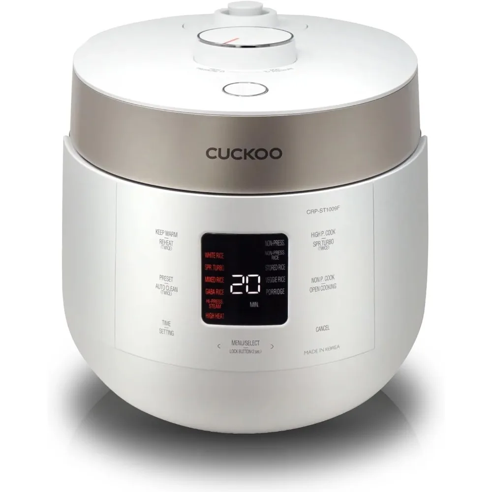 CRP-ST0609F | 6-Cup/1.5-Quart (Uncooked) Twin Pressure Rice Cooker & Warmer | 12 Menu Options
CRP-ST0609F | 6-Cup/1.5-Quart (Uncooked) Twin Pressure Rice Cooker & Warmer | 12 Menu Options