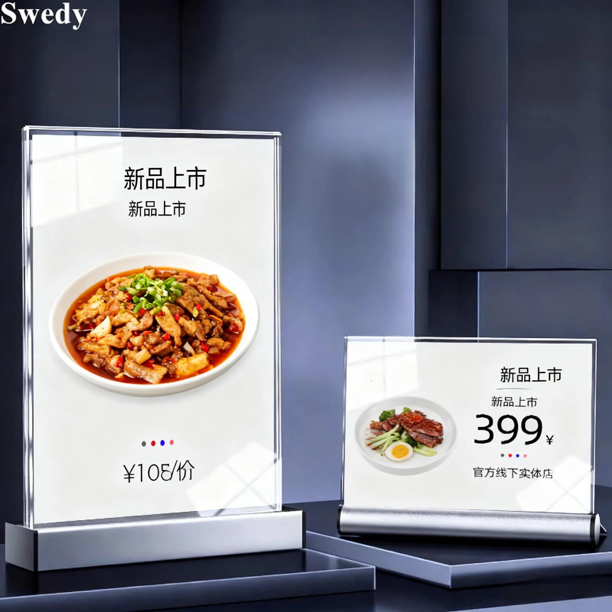 A6 100x150mm Aluminum Acrylic Sign Holder Display Stand Table Number Menu Holder Stand Plastic Price Label Paper Tags
A6 100x150mm Aluminum Acrylic Sign Holder Display Stand Table Number Menu Holder Stand Plastic Price Label Paper Tags