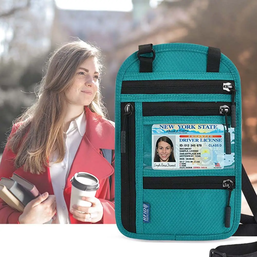 Cover Hanging Neck Pouch Small Wallet Halter Passport Holder Shoulder Passport Bag RFID Crossbody Bag Credit Card Organizer
Cover Hanging Neck Pouch Small Wallet Halter Passport Holder Shoulder Passport Bag RFID Crossbody Bag Credit Card Organizer