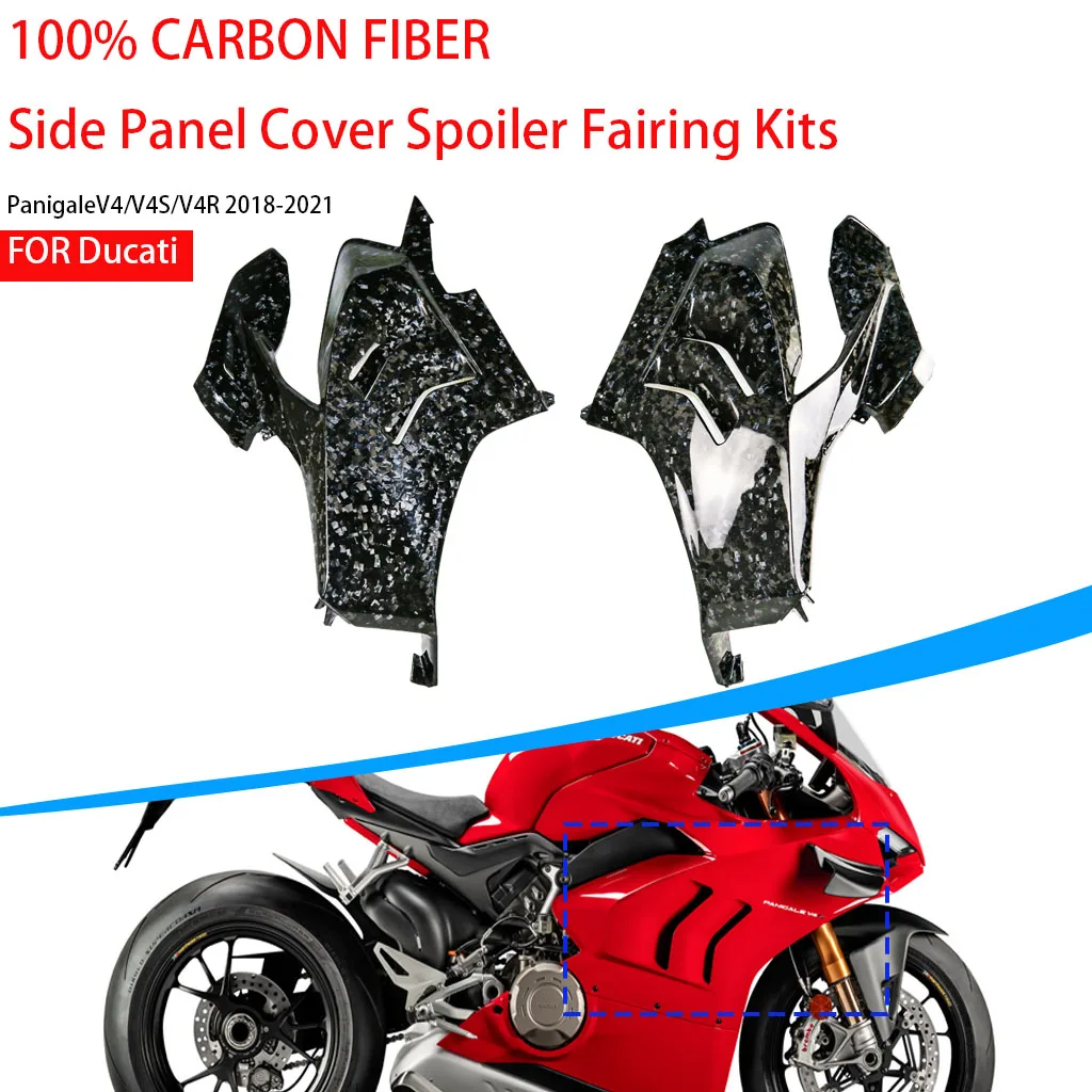 Side Panel Cover Spoiler Motorcycle Accessories For Ducati PanigaleV4/V4S/V4R 2018-2021 Pure Carbon Fiber Fairing Kits Protector
Side Panel Cover Spoiler Motorcycle Accessories For Ducati PanigaleV4/V4S/V4R 2018-2021 Pure Carbon Fiber Fairing Kits Protector