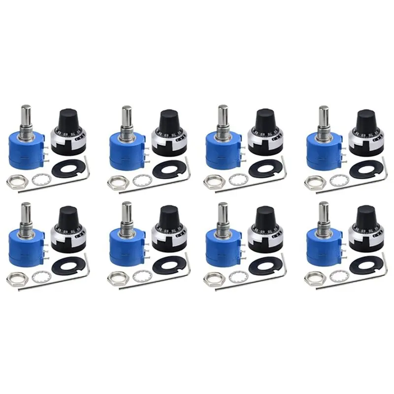【ALLOWANCE】8Pcs 3590S-2-103L 10K Ohm Rotary Potentiometer 10-Turn Wire Wound Precision Multi Turn Wirewound Potentiometer
【ALLOWANCE】8Pcs 3590S-2-103L 10K Ohm Rotary Potentiometer 10-Turn Wire Wound Precision Multi Turn Wirewound Potentiometer