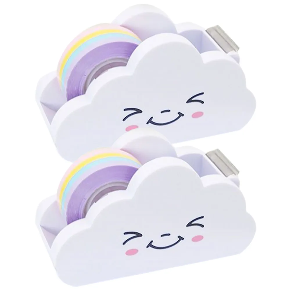 Rainbow Tape 2 Sets Washi Dispenser Cute Portable Holder Desk Professional Reusable Sticker Accessory Lightweight
Rainbow Tape 2 Sets Washi Dispenser Cute Portable Holder Desk Professional Reusable Sticker Accessory Lightweight
