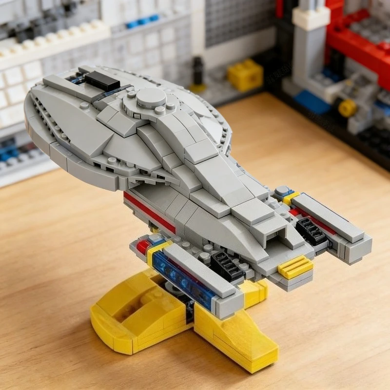 Набор для сборки модели космического корабля из 344 деталей, научно-фантастический модульный конструктор с интерьером, усовершенствованные блоки для подростков и взрослых
Набор для сборки модели космического корабля из 344 деталей, научно-фантастический модульный конструктор с интерьером, усовершенствованные блоки для подростков и взрослых