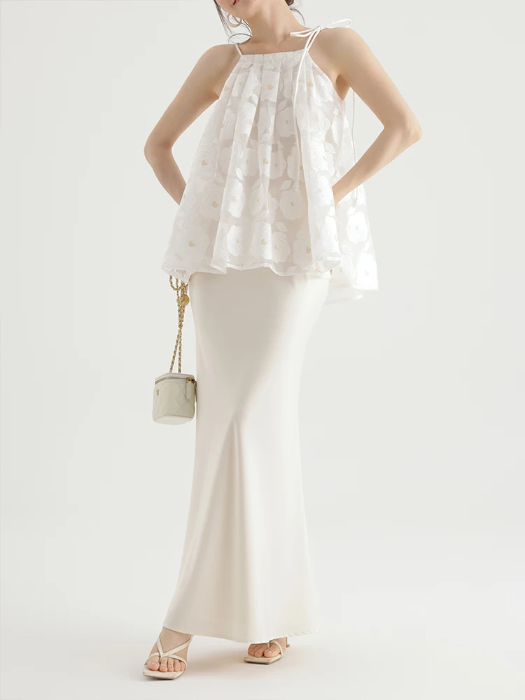 Elegant Satin Tailored Half-length Fish Tail Skirt High-waisted Bodycon Slimming Long Dress Korean Style Commute Fashion
Elegant Satin Tailored Half-length Fish Tail Skirt High-waisted Bodycon Slimming Long Dress Korean Style Commute Fashion