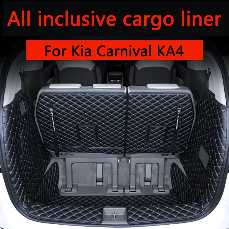 For Kia Carnival Sedona KA4 2021-2026 Car Trunk Mat Leather Anti-dirty Rear Trunk Interior Liner Protection Carpet Cover Pad
For Kia Carnival Sedona KA4 2021-2026 Car Trunk Mat Leather Anti-dirty Rear Trunk Interior Liner Protection Carpet Cover Pad
