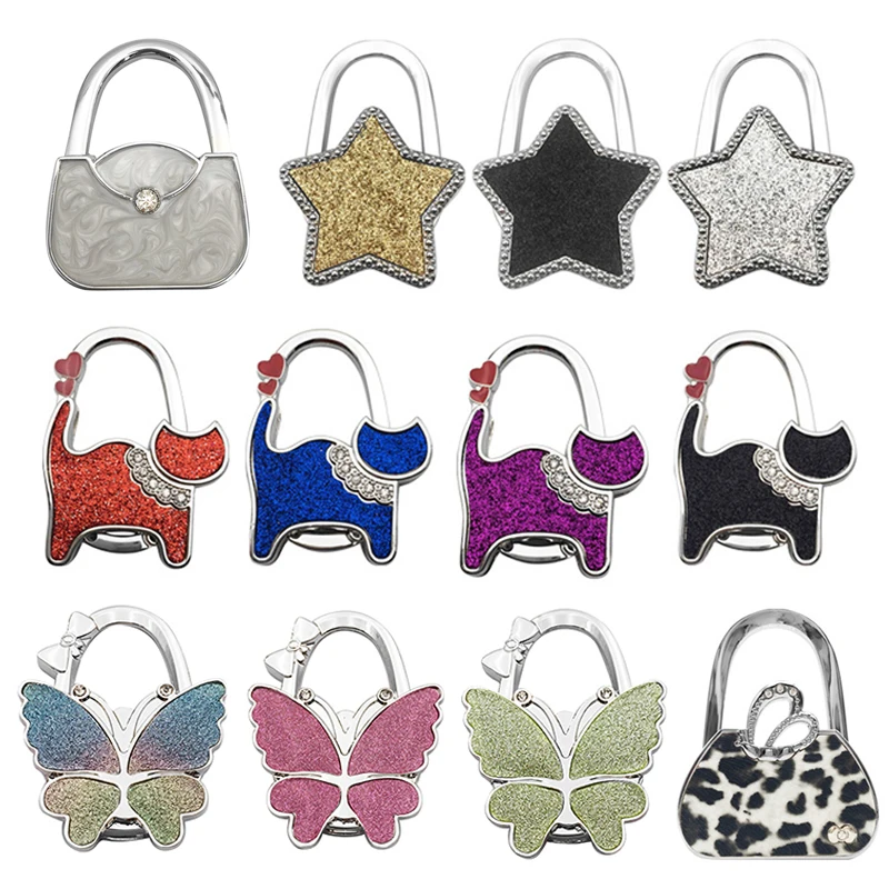 1PCS Cute Lovely Folding Foldable Cat Handbag Bag Purse Table Hook Desk Pouch Holder Desk Hooks Hanger Holder
1PCS Cute Lovely Folding Foldable Cat Handbag Bag Purse Table Hook Desk Pouch Holder Desk Hooks Hanger Holder
