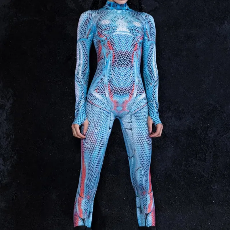 Halloween Line Wrap Roleplay Jumpsuit Women Dot 3D Printing Bodysuit Halloween Carnival Party Stage Showing Suit
Halloween Line Wrap Roleplay Jumpsuit Women Dot 3D Printing Bodysuit Halloween Carnival Party Stage Showing Suit