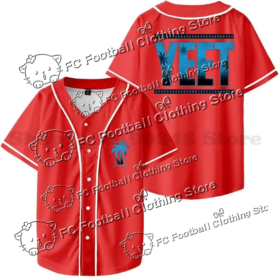 Men's Summer Sports Fashion 3d Printed Yeet Jersey Baseball Jacket Shirt V-Neck Button Short-Sleeved T-Shirt For Men And Women
Men's Summer Sports Fashion 3d Printed Yeet Jersey Baseball Jacket Shirt V-Neck Button Short-Sleeved T-Shirt For Men And Women