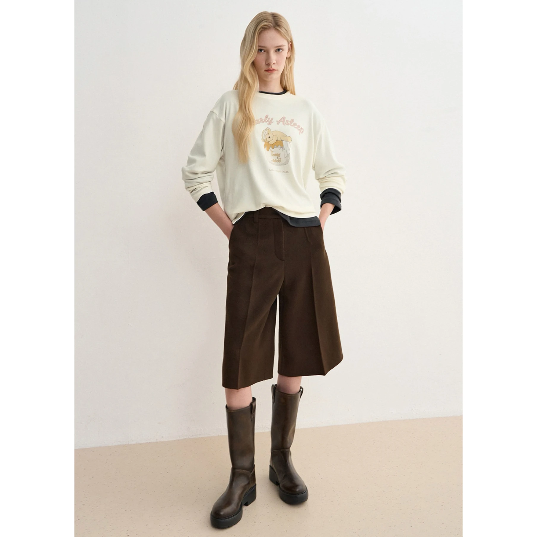 Lemon Cheese SJ25 Winter round Ne Bear Print Loose Versatile Long Sve Base irt Casual Sle Ladies' Faion Top
Lemon Cheese SJ25 Winter round Ne Bear Print Loose Versatile Long Sve Base irt Casual Sle Ladies' Faion Top