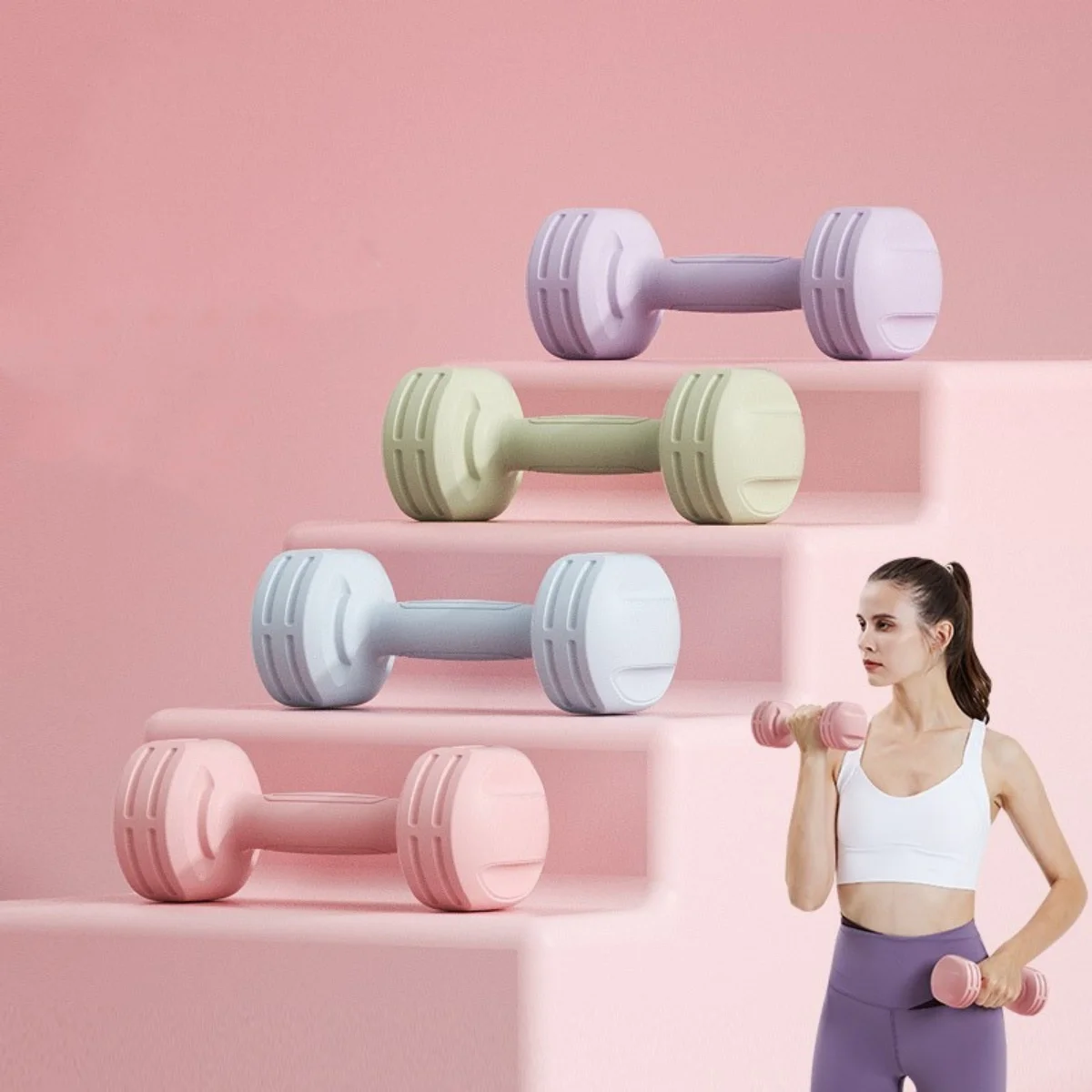 1kg 2pcs Tpe Dumbbells Portable Outdoor Fitness Dumbbell For Men And Women Strength Muscle Training Professional Dumbbell
1kg 2pcs Tpe Dumbbells Portable Outdoor Fitness Dumbbell For Men And Women Strength Muscle Training Professional Dumbbell