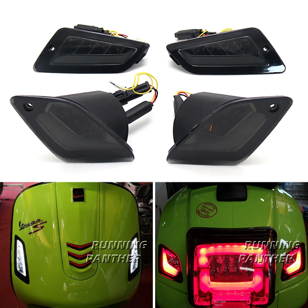 Motorcycle GTS150 GTS250 GTS300 GTV250 GTV300 LED Front & Rear Turn Signal Indicator Tail Lights For GTS 150 250 300 GTV 250 300
Motorcycle GTS150 GTS250 GTS300 GTV250 GTV300 LED Front & Rear Turn Signal Indicator Tail Lights For GTS 150 250 300 GTV 250 300