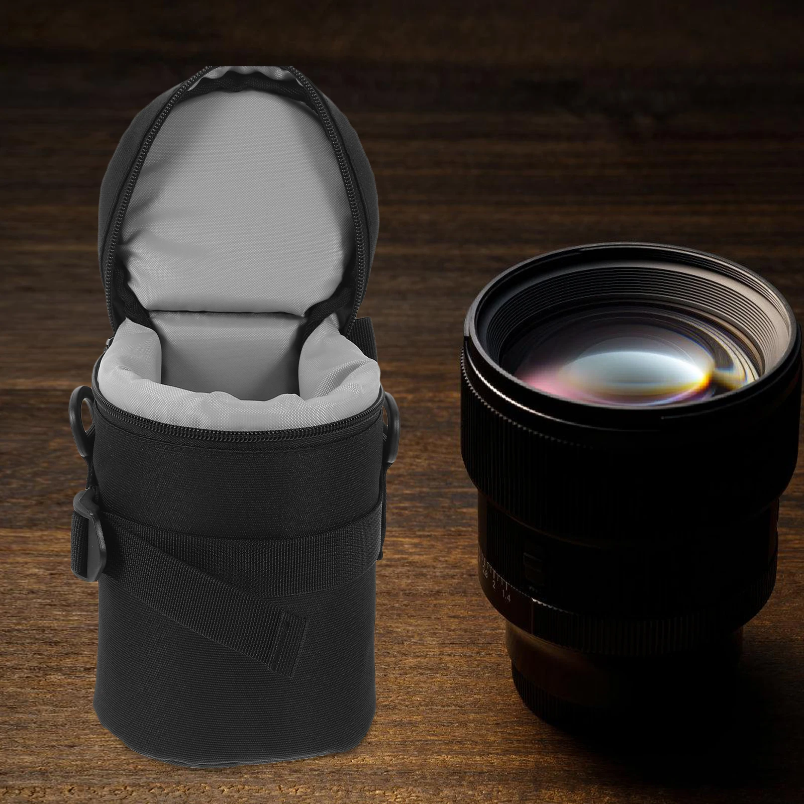 Small Lens Bag for DSLR Camera High Quality Nylon Lightweight Compact Portable Case Anti Shock Waterproof Scratch Proof Gift
Small Lens Bag for DSLR Camera High Quality Nylon Lightweight Compact Portable Case Anti Shock Waterproof Scratch Proof Gift