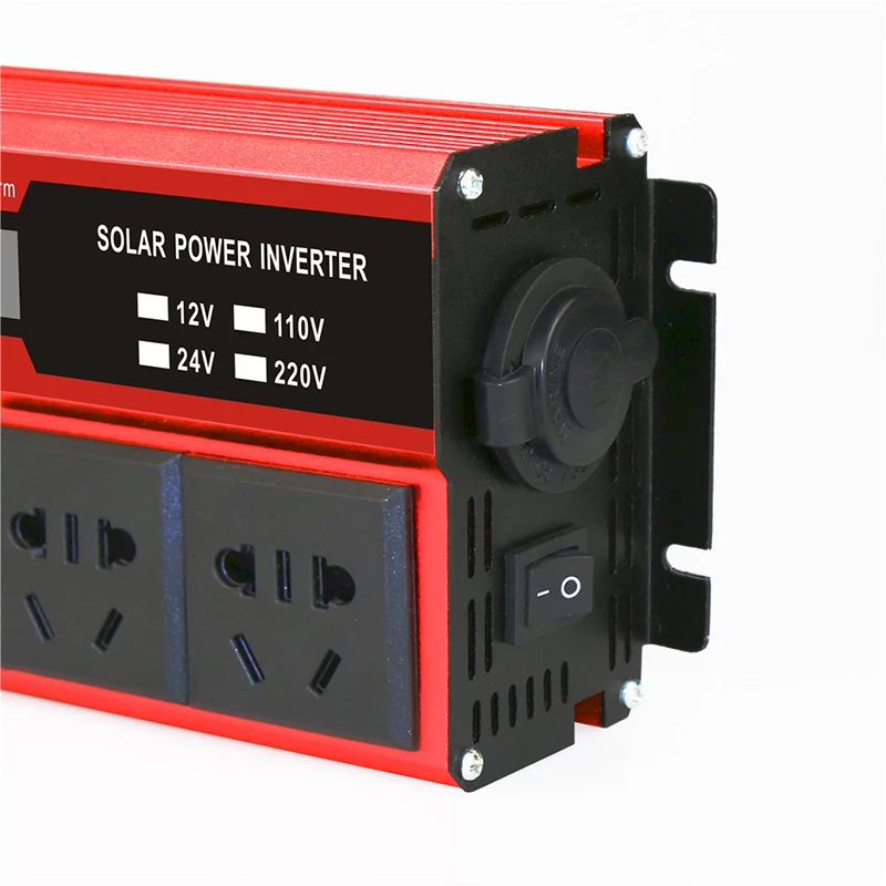 2000 Вт инвертор ЖК-экран многоразъемный автомобильный инвертор 4USB автомобильное зарядное устройство солнечный инвертор DC12V/24V в AC 110/220V
2000 Вт инвертор ЖК-экран многоразъемный автомобильный инвертор 4USB автомобильное зарядное устройство солнечный инвертор DC12V/24V в AC 110/220V