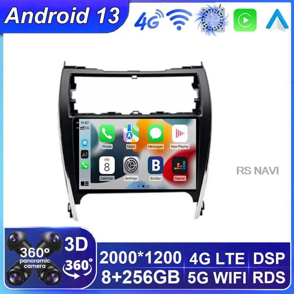 Автомобильный радиоприемник Android 13 для Toyota Camry 7 XV 50 55 2014 - 2017 Carplay, автомобильный мультимедийный плеер US EDITION, навигация GPS WIFI BT
Автомобильный радиоприемник Android 13 для Toyota Camry 7 XV 50 55 2014 - 2017 Carplay, автомобильный мультимедийный плеер US EDITION, навигация GPS WIFI BT