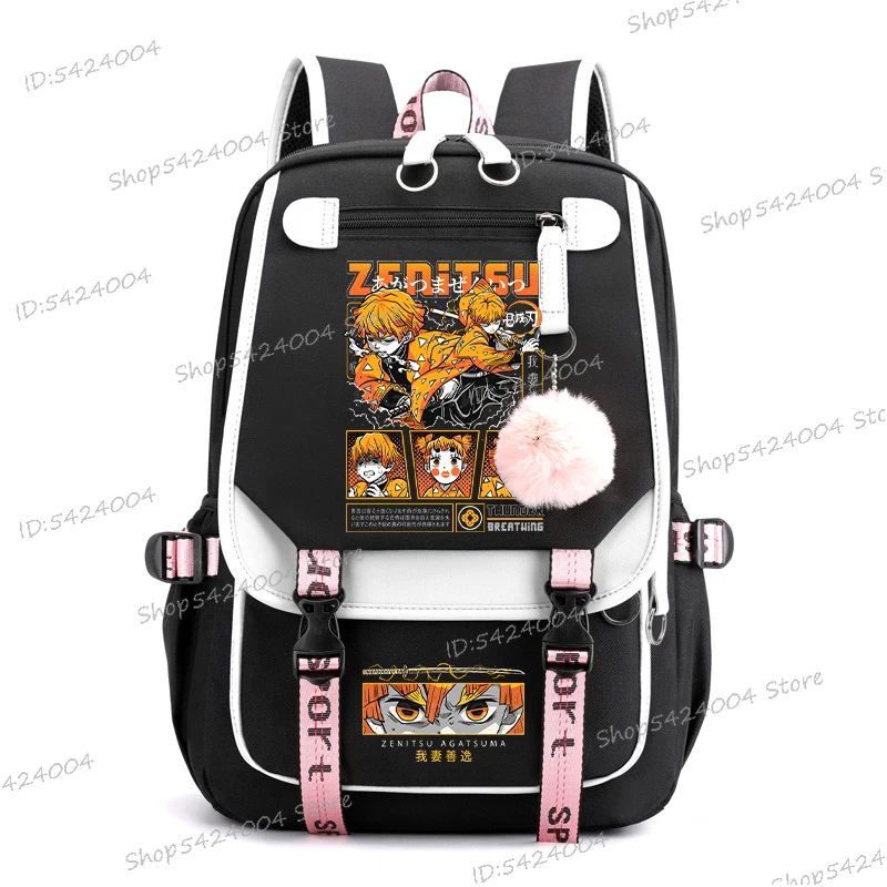 1PC Anime Demon Slayer Backpack for Boys Girls Harajuku Agatsuma Zenitsu Kamado Nezuko Book Bags Women Men Bagpack Gifts
1PC Anime Demon Slayer Backpack for Boys Girls Harajuku Agatsuma Zenitsu Kamado Nezuko Book Bags Women Men Bagpack Gifts