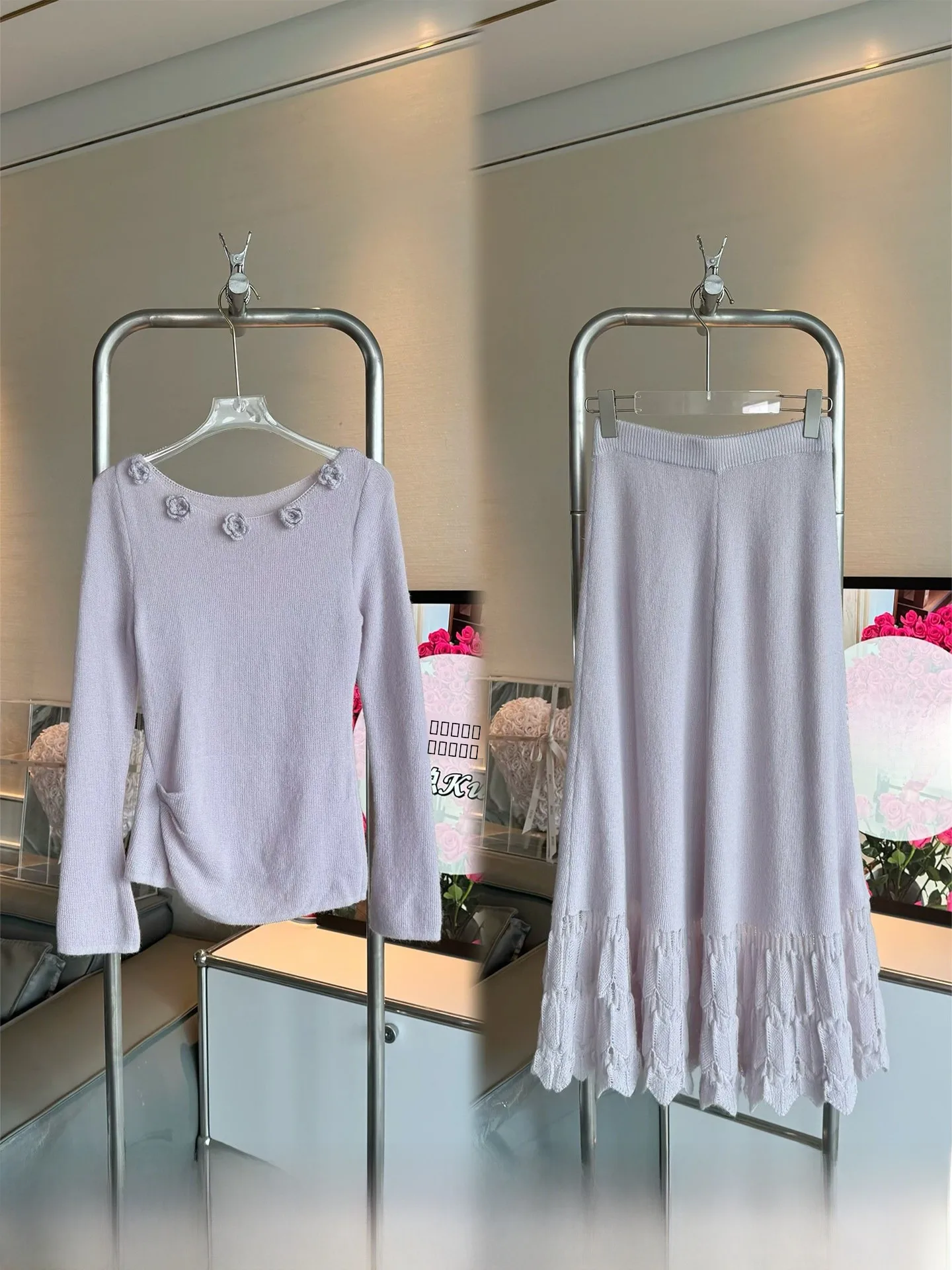 Комплект из двух предметов Kun Purple: шерстяной вязаный костюм Ele Slimming для женщин, весенняя коллекция, удобный крой, повседневная одежда
Комплект из двух предметов Kun Purple: шерстяной вязаный костюм Ele Slimming для женщин, весенняя коллекция, удобный крой, повседневная одежда