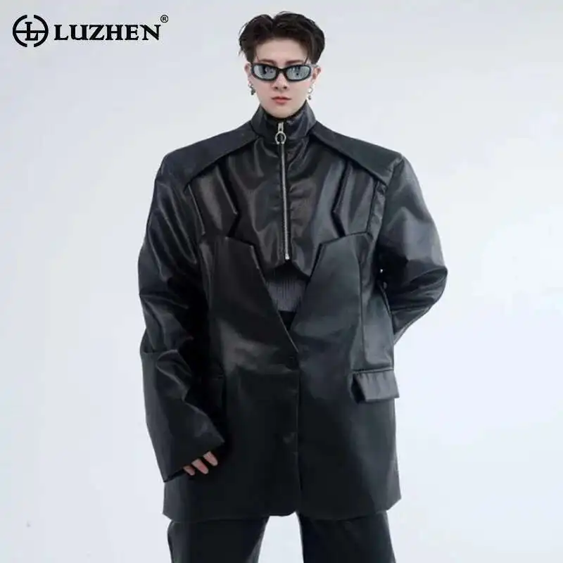 LUZHEN лоскутная куртка оригинального дизайна кожаная уличная мужская индивидуальная свободная стильная верхняя одежда 2025 новая одежда LZ9001
LUZHEN лоскутная куртка оригинального дизайна кожаная уличная мужская индивидуальная свободная стильная верхняя одежда 2025 новая одежда LZ9001