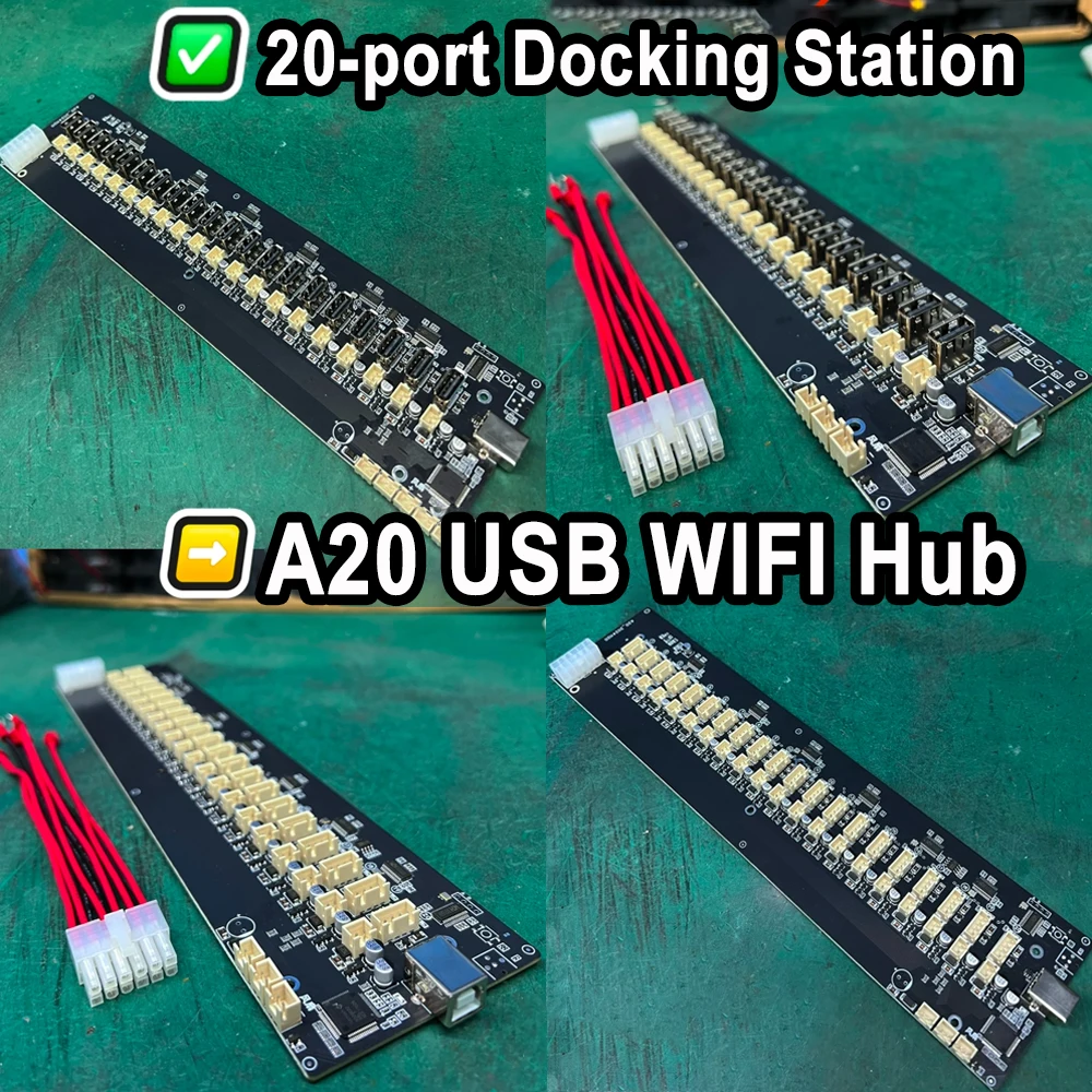 A20 Hub USB Farm Материнская плата 20-портовая док-станция Материнская плата WiFi Печатная плата Стабильная производительность Мягкий и твердый ряд Дополнительно
A20 Hub USB Farm Материнская плата 20-портовая док-станция Материнская плата WiFi Печатная плата Стабильная производительность Мягкий и твердый ряд Дополнительно