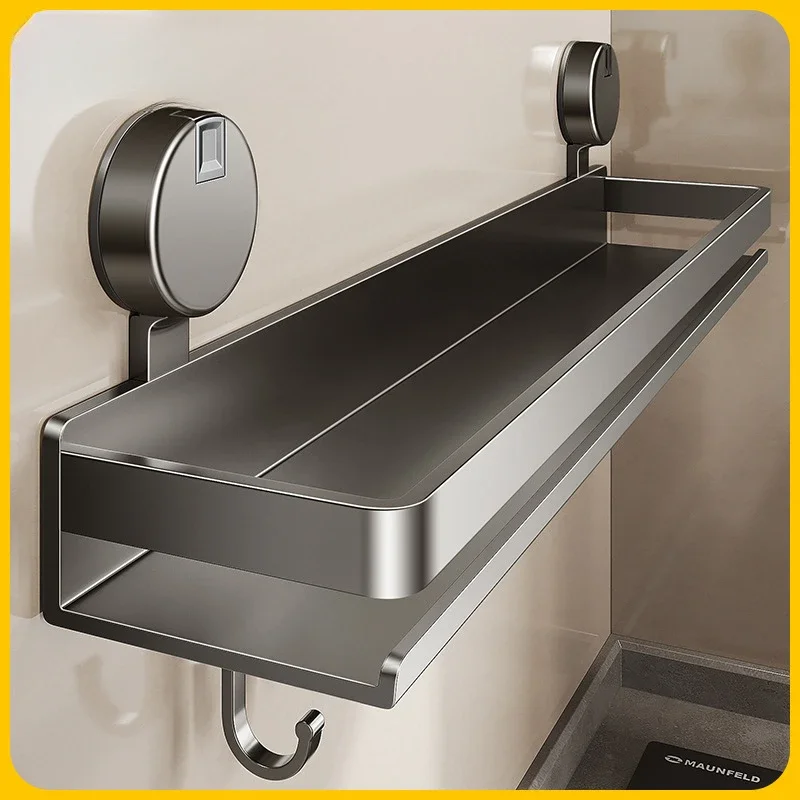 Kitchen Suction Cup Wall Organizer, No Drill Spice Rack, Multi-Purpose Wall-Mounted Storage Shelf for Home, Space-Saving
Kitchen Suction Cup Wall Organizer, No Drill Spice Rack, Multi-Purpose Wall-Mounted Storage Shelf for Home, Space-Saving