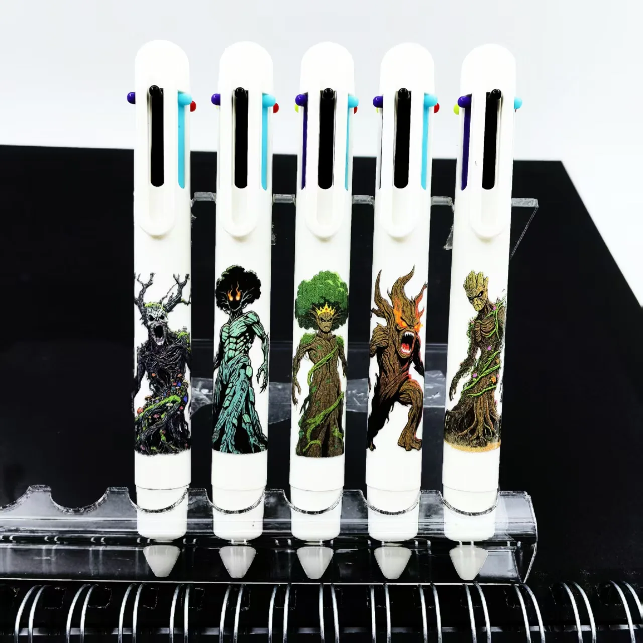 12 Pcs Tree Man Pattern Record Key Six-Color Ballpoint Pens Portable and Quick-Drying 1.0 Press Back To School
12 Pcs Tree Man Pattern Record Key Six-Color Ballpoint Pens Portable and Quick-Drying 1.0 Press Back To School