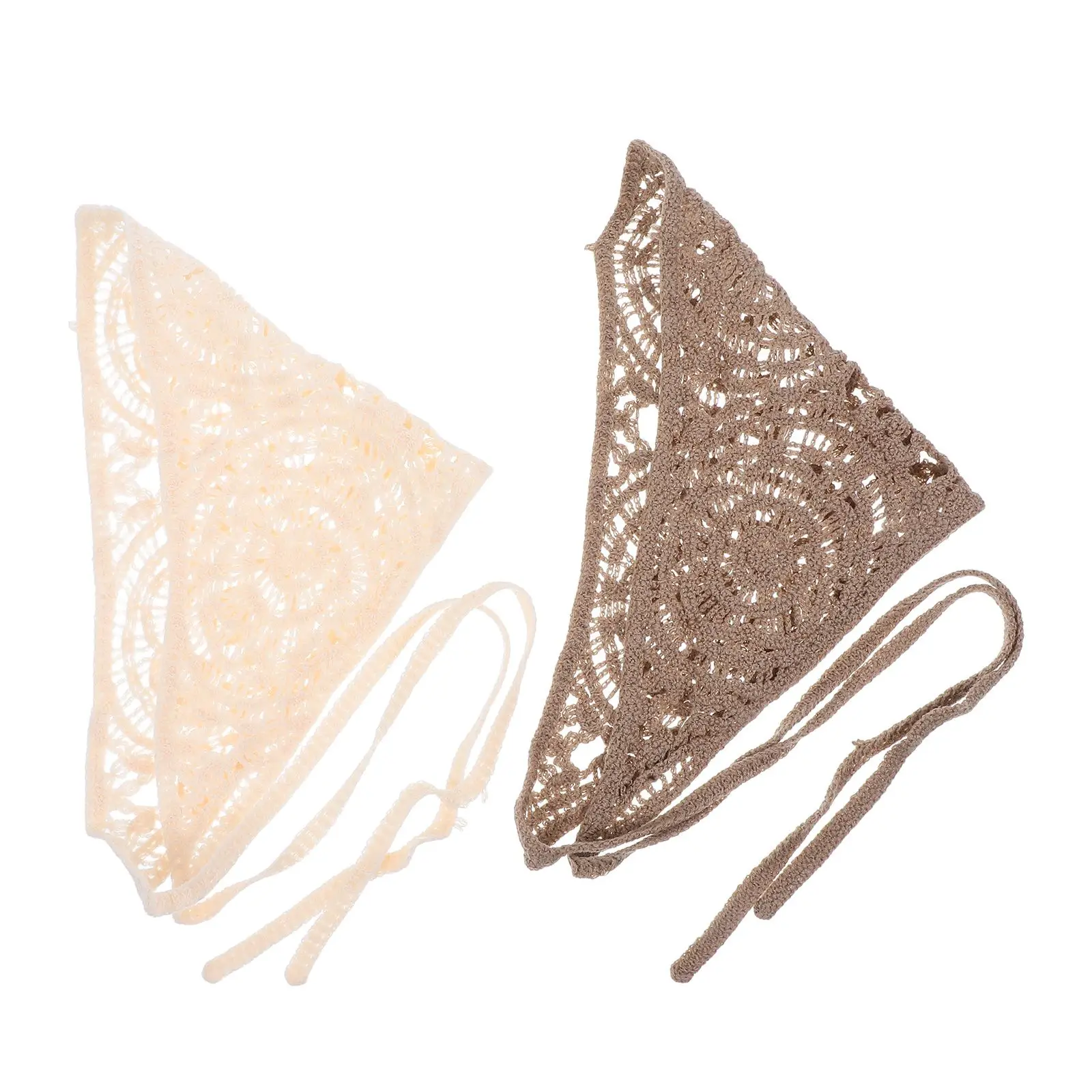 2Pcs Crochet Triangle Bandana Headbands Lace Hair Scarves Women Cherry Print Knitted Photo Accessories Set Of 2 Colors
2Pcs Crochet Triangle Bandana Headbands Lace Hair Scarves Women Cherry Print Knitted Photo Accessories Set Of 2 Colors