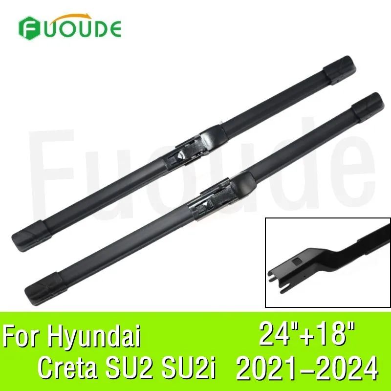 Wiper Blade For Hyundai Creta SU2 SU2i 24"+18" Car Windshield Windscreen Rubber 2021 2022 2023 2024
Wiper Blade For Hyundai Creta SU2 SU2i 24"+18" Car Windshield Windscreen Rubber 2021 2022 2023 2024