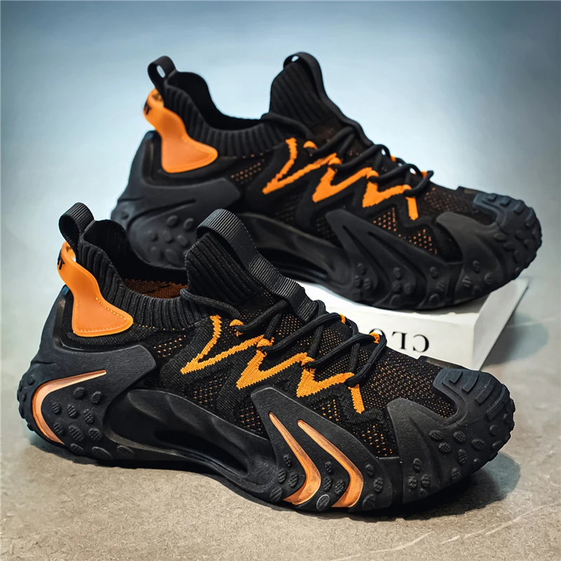 Men Sock Sneakers Breathable Non-slip Hiking Shoes Thick Sole Shock Absorption Casual Sports Shoes Anti-wear Trekking Footwear
Men Sock Sneakers Breathable Non-slip Hiking Shoes Thick Sole Shock Absorption Casual Sports Shoes Anti-wear Trekking Footwear
