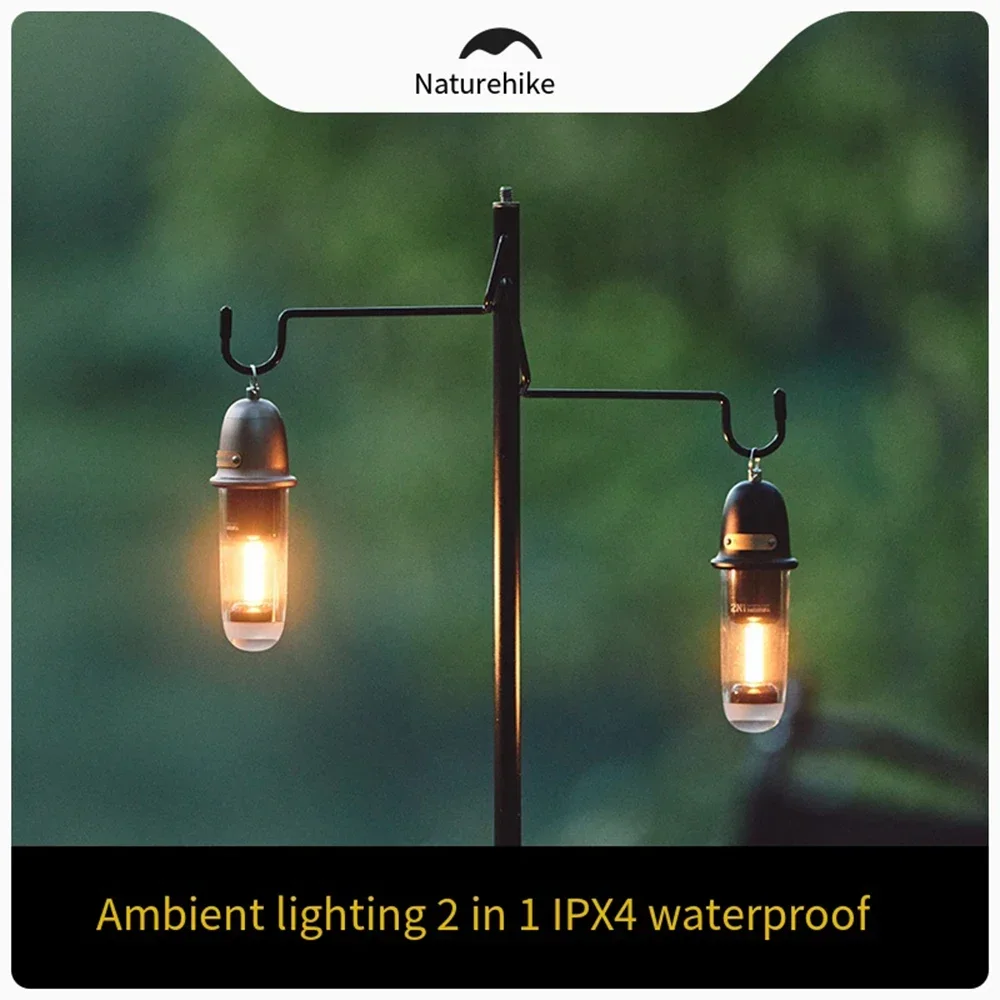 Naturehike Camping Light 2-in-1 Ambient Lighting Outdoor Equipment Hiking Ultralight Lamps Waterproof Portable Type-C Charge
Naturehike Camping Light 2-in-1 Ambient Lighting Outdoor Equipment Hiking Ultralight Lamps Waterproof Portable Type-C Charge