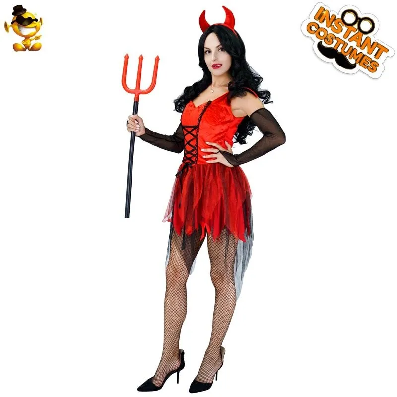 Halloween Adult Big Girl Devil Costume Ghost Festival Women's Traditional Clothing Stage Performance Outfit
Halloween Adult Big Girl Devil Costume Ghost Festival Women's Traditional Clothing Stage Performance Outfit