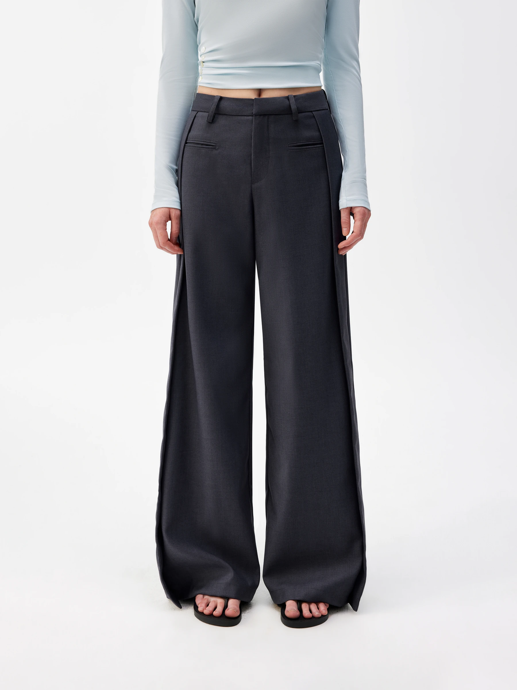 Redolence Women's Casual Pants Knife Drapey Design Lightweight Trousers Straight Leg Suit Sle Flexible All Season Wear
Redolence Women's Casual Pants Knife Drapey Design Lightweight Trousers Straight Leg Suit Sle Flexible All Season Wear