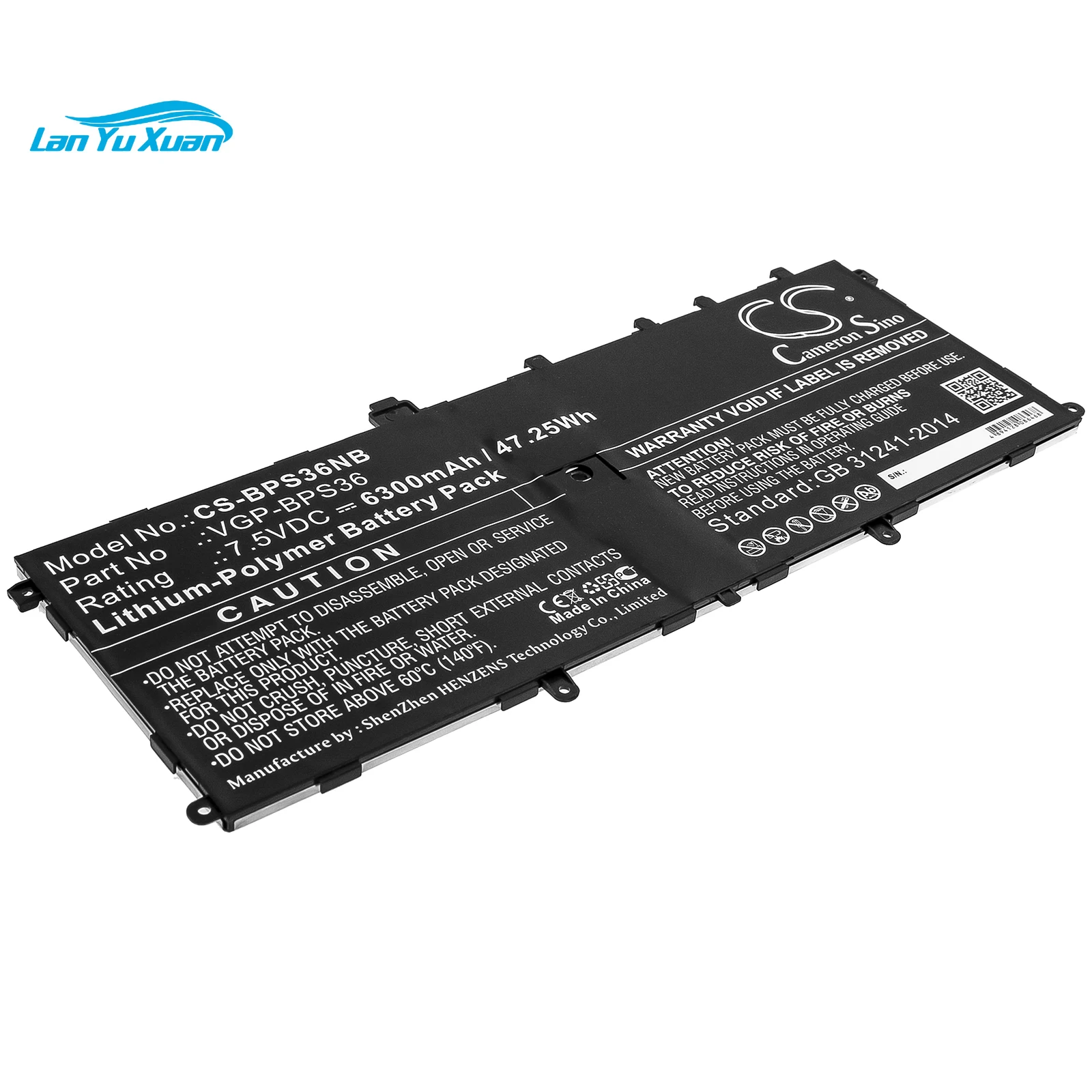 CS 6300mAh/47.25Wh Battery for Sony SVD13211CG,SVD13211CGB,SVD13211CW,SVD13216PW,SVD1321BPXB,SVD1322ZPWR,SVD13236PW
CS 6300mAh/47.25Wh Battery for Sony SVD13211CG,SVD13211CGB,SVD13211CW,SVD13216PW,SVD1321BPXB,SVD1322ZPWR,SVD13236PW